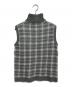中古・古着 DRIES VAN NOTEN (ドリスヴァンノッテン) 襟付きチェックニットベスト グリーン サイズ:M：18000円