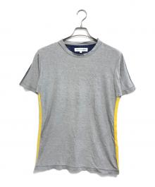COMME des GARCONS SHIRT（コムデギャルソンシャツ）の古着「リバーシブル切替Tシャツ」｜グレー×ブルー