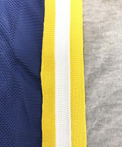 COMME des GARCONS SHIRT（コムデギャルソンシャツ）COMME des GARCONS SHIRT (コムデギャルソンシャツ) リバーシブル切替Tシャツ グレー×ブルー サイズ:Lの古着・服飾アイテム
