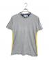 COMME des GARCONS SHIRT（コムデギャルソンシャツ）の古着「リバーシブル切替Tシャツ」｜グレー×ブルー