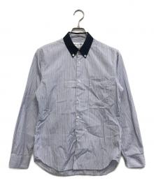 COMME des GARCONS SHIRT（コムデギャルソンシャツ）の古着「ストライプシャツ」｜ブルー