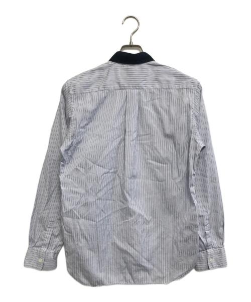 COMME des GARCONS SHIRT（コムデギャルソンシャツ）COMME des GARCONS SHIRT (コムデギャルソンシャツ) ストライプシャツ ブルー サイズ:Mの古着・服飾アイテム