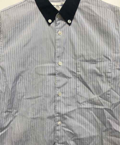 COMME des GARCONS SHIRT（コムデギャルソンシャツ）COMME des GARCONS SHIRT (コムデギャルソンシャツ) ストライプシャツ ブルー サイズ:Mの古着・服飾アイテム