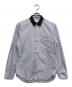 COMME des GARCONS SHIRT（コムデギャルソンシャツ）の古着「ストライプシャツ」｜ブルー
