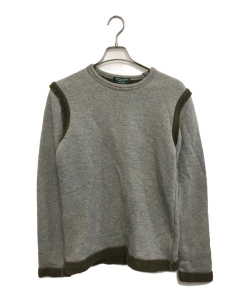 COMME des GARCONS HOMME PLUS（コムデギャルソンオムプリュス）COMME des GARCONS HOMME PLUS (コムデギャルソンオムプリュス) ニット グレー サイズ:Sの古着・服飾アイテム