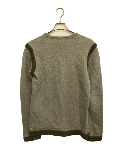 COMME des GARCONS HOMME PLUS（コムデギャルソンオムプリュス）COMME des GARCONS HOMME PLUS (コムデギャルソンオムプリュス) ニット グレー サイズ:Sの古着・服飾アイテム