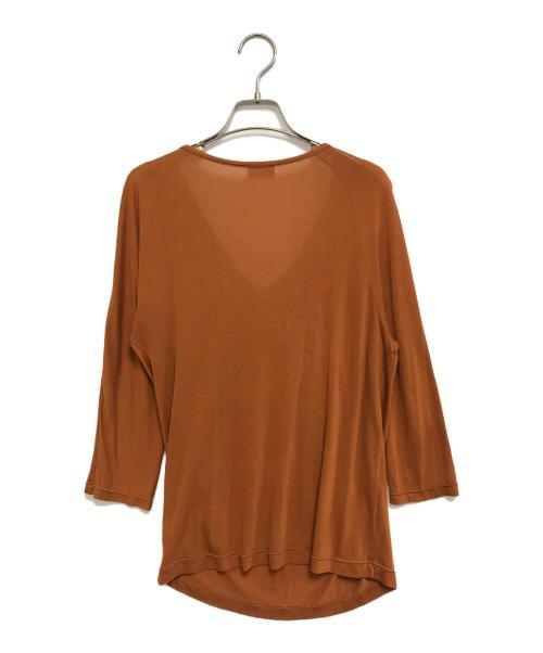DRIES VAN NOTEN（ドリスヴァンノッテン）DRIES VAN NOTEN (ドリスヴァンノッテン) カットソー ブラウン サイズ:Smallの古着・服飾アイテム