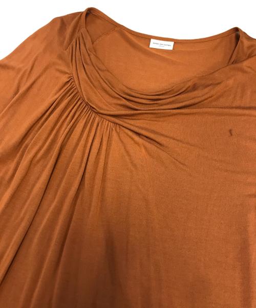DRIES VAN NOTEN（ドリスヴァンノッテン）DRIES VAN NOTEN (ドリスヴァンノッテン) カットソー ブラウン サイズ:Smallの古着・服飾アイテム