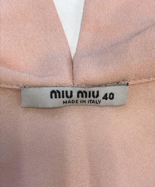 MIU MIU（ミュウミュウ）MIU MIU (ミュウミュウ) ワンピース ピンク サイズ:40の古着・服飾アイテム