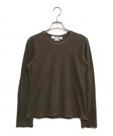 COMME des GARCONS COMME des GARCONS（コムデギャルソン コムデギャルソン）の古着「ロングスリーブカットソー」｜オリーブ