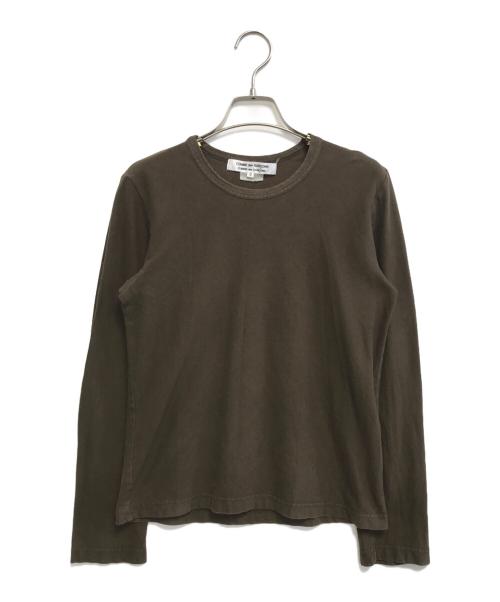 COMME des GARCONS COMME des GARCONS（コムデギャルソン コムデギャルソン）COMME des GARCONS COMME des GARCONS (コムデギャルソン コムデギャルソン) ロングスリーブカットソー オリーブ サイズ:Sの古着・服飾アイテム