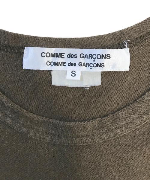 COMME des GARCONS COMME des GARCONS（コムデギャルソン コムデギャルソン）COMME des GARCONS COMME des GARCONS (コムデギャルソン コムデギャルソン) ロングスリーブカットソー オリーブ サイズ:Sの古着・服飾アイテム