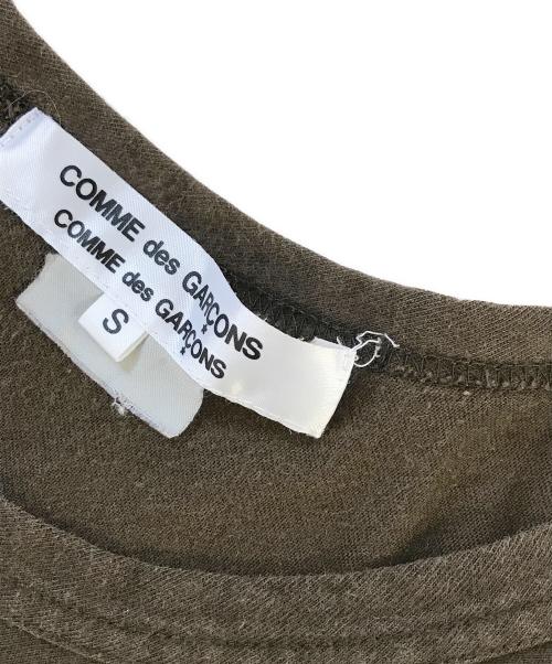 COMME des GARCONS COMME des GARCONS（コムデギャルソン コムデギャルソン）COMME des GARCONS COMME des GARCONS (コムデギャルソン コムデギャルソン) ロングスリーブカットソー オリーブ サイズ:Sの古着・服飾アイテム