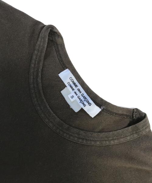 COMME des GARCONS COMME des GARCONS（コムデギャルソン コムデギャルソン）COMME des GARCONS COMME des GARCONS (コムデギャルソン コムデギャルソン) ロングスリーブカットソー オリーブ サイズ:Sの古着・服飾アイテム