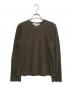 COMME des GARCONS COMME des GARCONS（コムデギャルソン コムデギャルソン）の古着「ロングスリーブカットソー」｜オリーブ