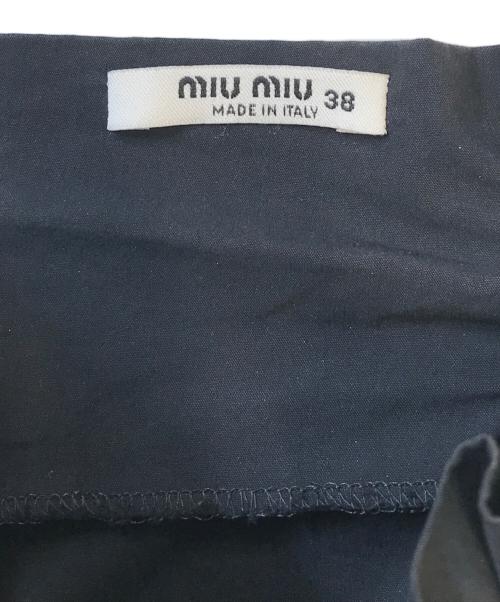MIU MIU（ミュウミュウ）MIU MIU (ミュウミュウ) スカート ブラック サイズ:38の古着・服飾アイテム
