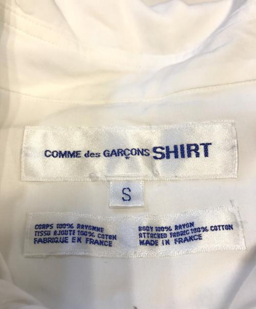 COMME des GARCONS SHIRT（コムデギャルソンシャツ）COMME des GARCONS SHIRT (コムデギャルソンシャツ) シャツ ホワイト×レッド サイズ:Sの古着・服飾アイテム