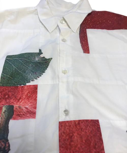 COMME des GARCONS SHIRT（コムデギャルソンシャツ）COMME des GARCONS SHIRT (コムデギャルソンシャツ) シャツ ホワイト×レッド サイズ:Sの古着・服飾アイテム