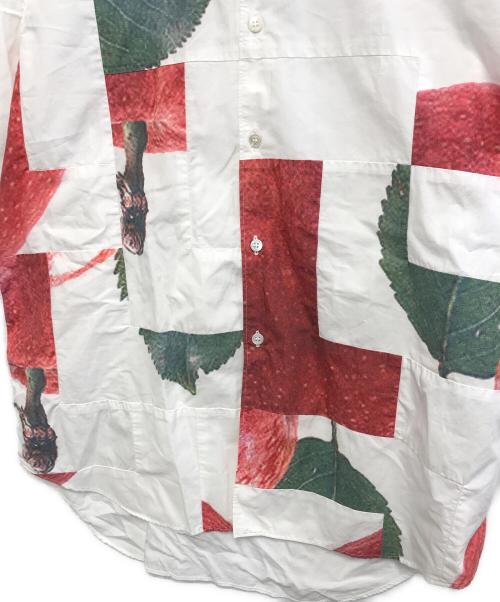 COMME des GARCONS SHIRT（コムデギャルソンシャツ）COMME des GARCONS SHIRT (コムデギャルソンシャツ) シャツ ホワイト×レッド サイズ:Sの古着・服飾アイテム