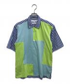 COMME des GARCONS SHIRTコムデギャルソンシャツ）の古着「切替開襟シャツ」｜マルチカラー