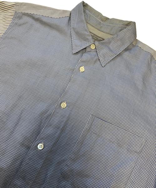 COMME des GARCONS HOMME（コムデギャルソン オム）COMME des GARCONS HOMME (コムデギャルソン オム) 切替シャツ ブルー サイズ:Mの古着・服飾アイテム