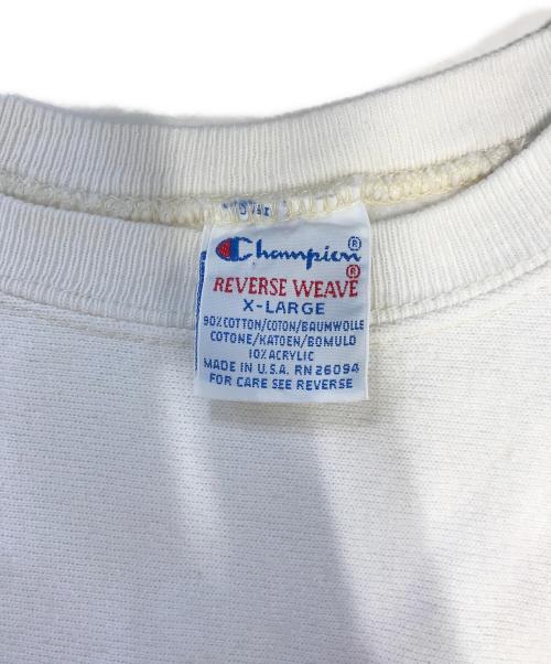 Champion（チャンピオン）Champion (チャンピオン) リバースウィーブスウェット ホワイト サイズ:X‐LARGEの古着・服飾アイテム