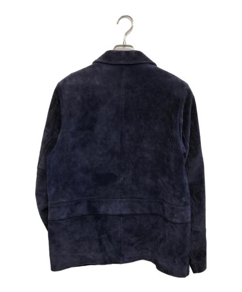 anachronorm（アナクロノーム）anachronorm (アナクロノーム) レザーカバーオールジャケット ブルー サイズ:不明の古着・服飾アイテム
