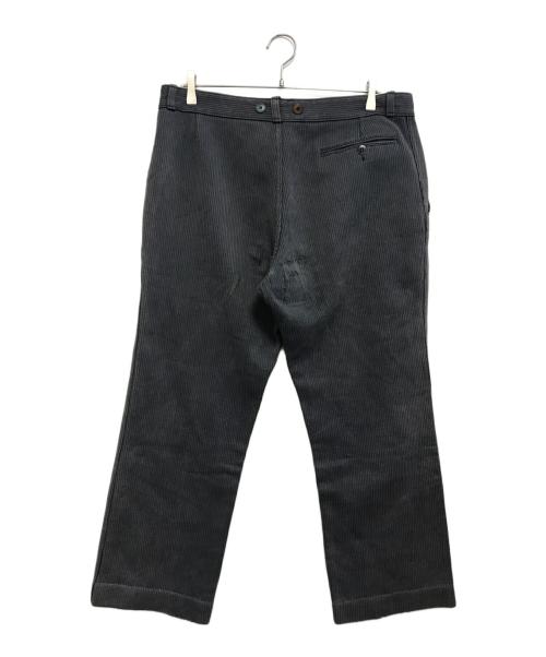BOTTON LE CABLE（ボットン・ル・ケーブル）BOTTON LE CABLE (ボットン・ル・ケーブル) 50s~60s フレンチワークピケパンツ グレー サイズ:50の古着・服飾アイテム