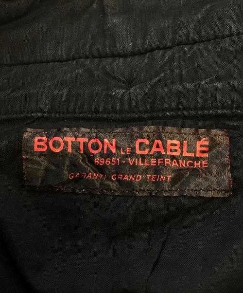 BOTTON LE CABLE（ボットン・ル・ケーブル）BOTTON LE CABLE (ボットン・ル・ケーブル) 50s~60s フレンチワークピケパンツ グレー サイズ:50の古着・服飾アイテム