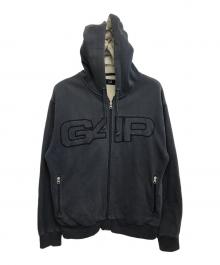GAP（ギャップ）の古着「裏サーマルジップパーカー」｜ネイビー