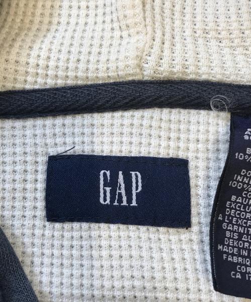 GAP（ギャップ）GAP (ギャップ) 裏サーマルジップパーカー ネイビー サイズ:Sの古着・服飾アイテム