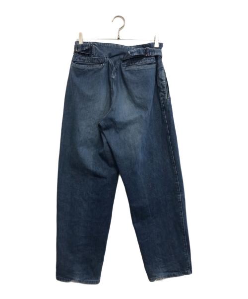 ISSEY MIYAKE MEN（イッセイミヤケメン）ISSEY MIYAKE MEN (イッセイミヤケメン) タックパンツ ブルー サイズ:Lの古着・服飾アイテム