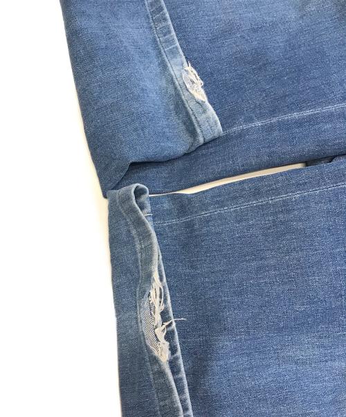 ISSEY MIYAKE MEN（イッセイミヤケメン）ISSEY MIYAKE MEN (イッセイミヤケメン) タックパンツ ブルー サイズ:Lの古着・服飾アイテム