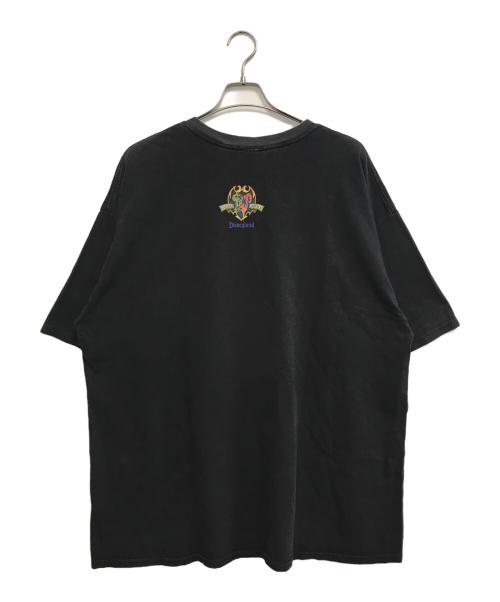 DISNEY（ディズニー）Disney (ディズニー) キャラクターTシャツ ブラック サイズ:XXLの古着・服飾アイテム