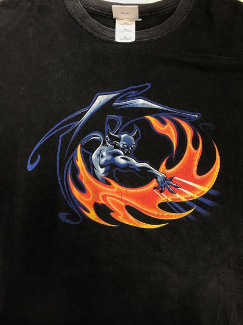 DISNEY（ディズニー）Disney (ディズニー) キャラクターTシャツ ブラック サイズ:XXLの古着・服飾アイテム