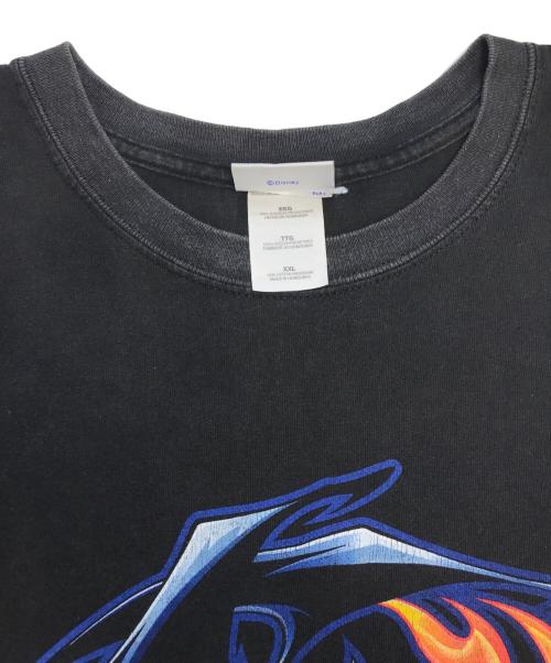 DISNEY（ディズニー）Disney (ディズニー) キャラクターTシャツ ブラック サイズ:XXLの古着・服飾アイテム