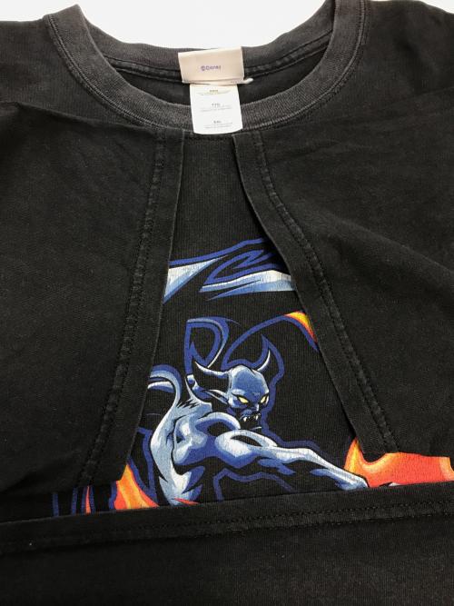 DISNEY（ディズニー）Disney (ディズニー) キャラクターTシャツ ブラック サイズ:XXLの古着・服飾アイテム