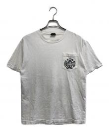 INDEPENDENT（インディペンデント）の古着「ポケットTシャツ」｜ホワイト