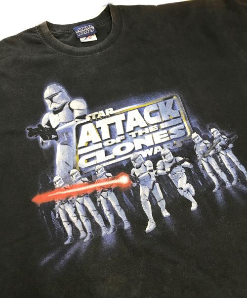 STAR WARS（スターウォーズ）STAR WARS (スターウォーズ) ムービーＴシャツ ブラック サイズ:XLの古着・服飾アイテム