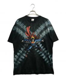 SixFlags（シックスフラッグ）の古着「キャラクターTシャツ」｜ブラック