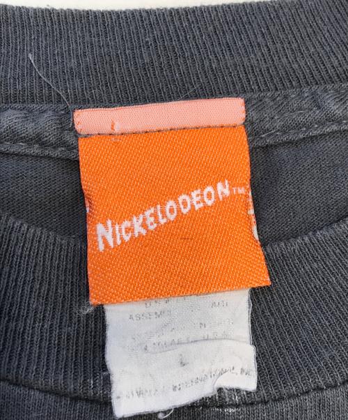 NICKELODEON（ニコロデオン）NICKELODEON (ニコロデオン) キャラクターTシャツ ブラック サイズ:Lの古着・服飾アイテム