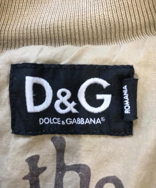 DOLCE & GABBANA（ドルチェ＆ガッバーナ）DOLCE & GABBANA (ドルチェ＆ガッバーナ) 裏地プリントジャケット ベージュ サイズ:48の古着・服飾アイテム