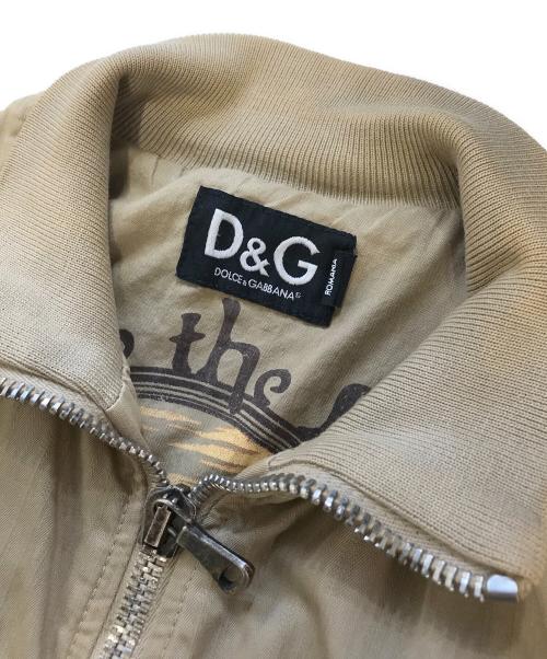 DOLCE & GABBANA（ドルチェ＆ガッバーナ）DOLCE & GABBANA (ドルチェ＆ガッバーナ) 裏地プリントジャケット ベージュ サイズ:48の古着・服飾アイテム
