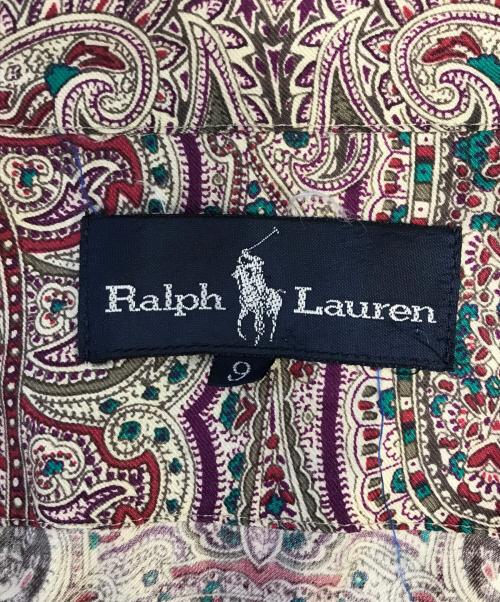 POLO RALPH LAUREN（ポロ・ラルフローレン）POLO RALPH LAUREN (ポロ・ラルフローレン) オープンカラーレーヨンシャツ マルチカラー サイズ:9の古着・服飾アイテム