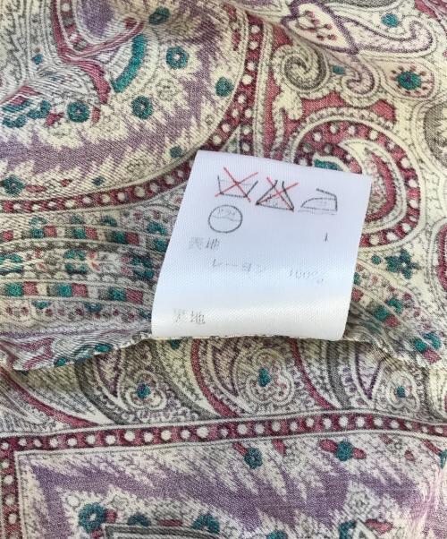 POLO RALPH LAUREN（ポロ・ラルフローレン）POLO RALPH LAUREN (ポロ・ラルフローレン) オープンカラーレーヨンシャツ マルチカラー サイズ:9の古着・服飾アイテム