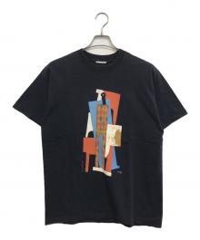 VINTAGE（ヴィンテージ）の古着「アートプリントTシャツ」｜ブラック