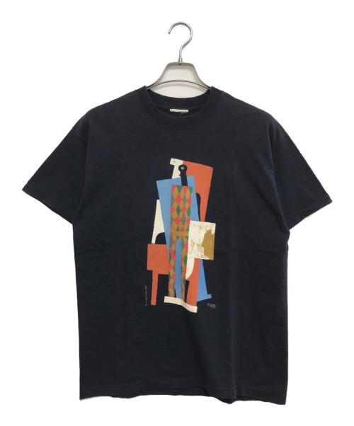 VINTAGE（ヴィンテージ）VINTAGE (ヴィンテージ) アートプリントTシャツ ブラック サイズ:不明の古着・服飾アイテム