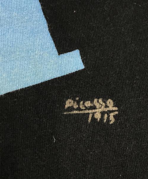 VINTAGE（ヴィンテージ）VINTAGE (ヴィンテージ) アートプリントTシャツ ブラック サイズ:不明の古着・服飾アイテム
