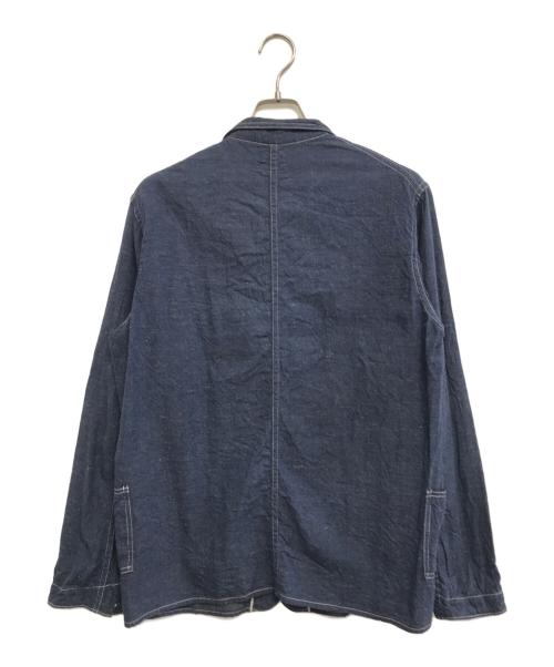 Heller's cafe（ヘラーズカフェ）Heller's cafe (ヘラーズカフェ) カバーオール ネイビー サイズ:40の古着・服飾アイテム