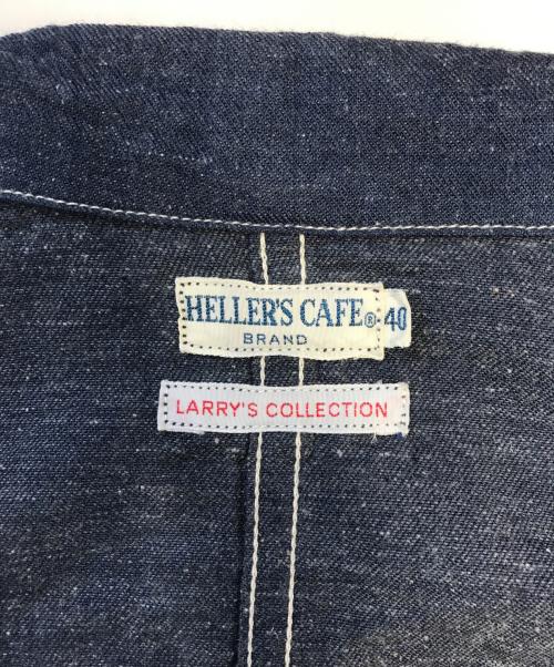 Heller's cafe（ヘラーズカフェ）Heller's cafe (ヘラーズカフェ) カバーオール ネイビー サイズ:40の古着・服飾アイテム
